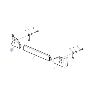 Corner rear bumper left image