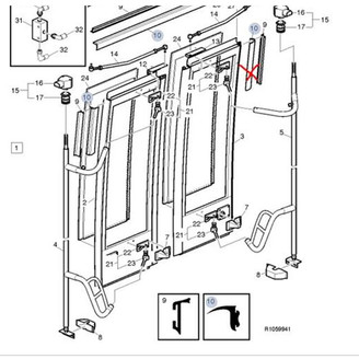 Edge seal door leaves 2.45m image