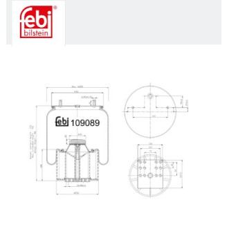 Air spring complete with plastic piston image