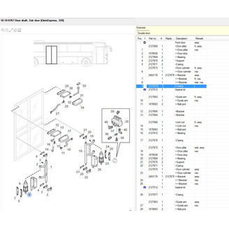 Casing door cylinder middle front image