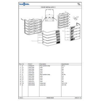 Tail light LH image