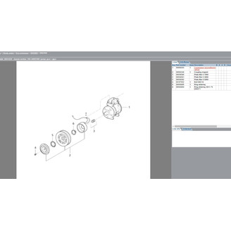 Clutch magnetic compressor air condition image