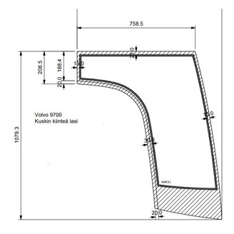 Side glass package driver fixed image