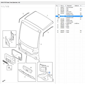 Bumper corner front LH image