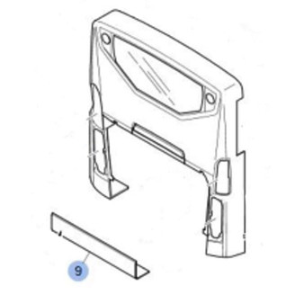 Bumper rear middle Euro 5 image