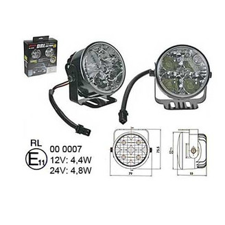 Päivävalosarja LED 70mm kuva