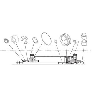 Repair kit door cylinder Masats image