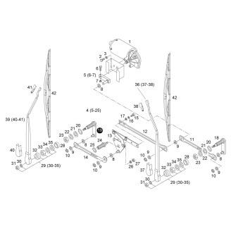 Akseli läpivienti pyyhkijä oik kuva