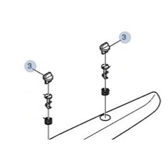 Hattu lukitus muovisuoja peilinvarsi kuva