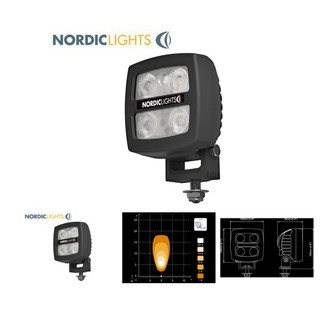 Work light LED 12/24V 24W 100x103x76 ADR image