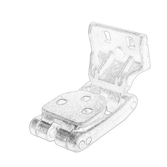 Door hinge rear L/R (lower part/upper part) image