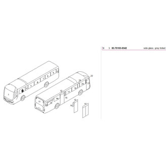 Sidelite Grey 1642mmX1458mmX20mm, 1st on left side kuva