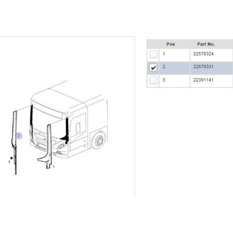 Inner cladding right A-pillar image