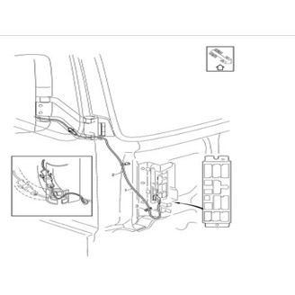 Cable harness, door mirrors image