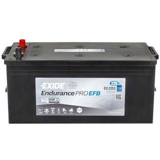Akku 225AH EXIDE EFB 518X279X240 +/-B0 1150A kuva