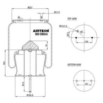 Air spring rear M14 image