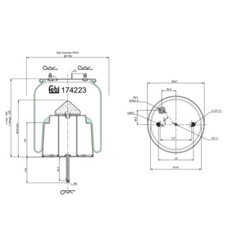Air spring rear image