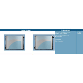 Jäähdytin 860x688x40mm kuva
