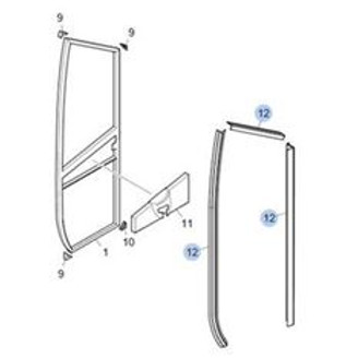 Tiiviste etuovi taka oven puoli kuva