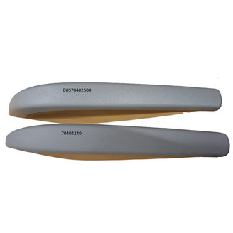 Top of the armrests left/right rubber surface image