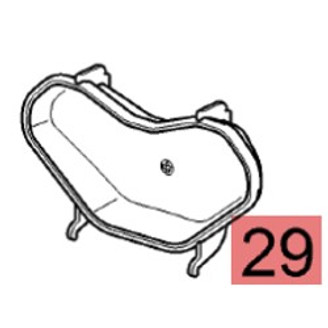 Ajovalon pohja vasen/oikea sis.tiivisteen kuva