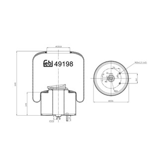 Air spring, with steel piston image