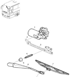Pyyhkijänsulka 500mm yläpyyhin kuva