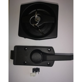 Lukko+kahva WC ovi oikeakätinen kuva