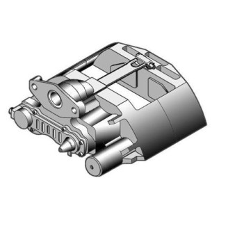 Brake caliper right rear+frame 175 € image
