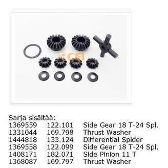 Differential meachanism repair kit image