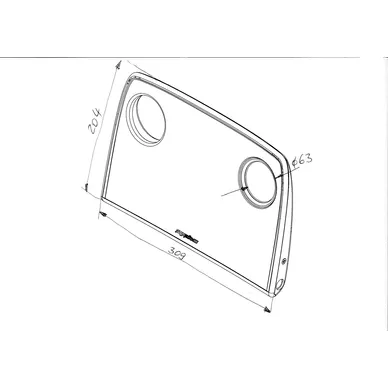016718 Bord Basic skiss med mått.jpg image
