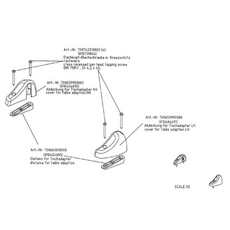 Cover left table hinge image
