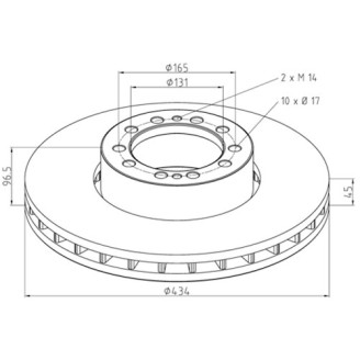 Brake disc front image