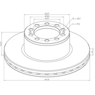 Brake disc front/rear image