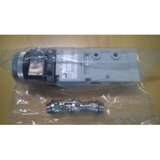 Compressed air valve toilet draining image