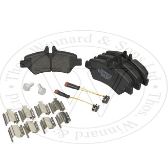 Brake pad kit, rear image