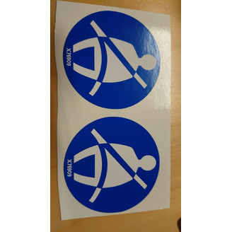 Turvavyön muistutus-tarra kuva