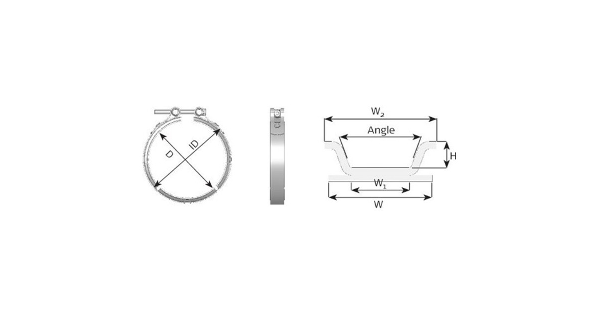 Exhaust pipe clamp » BussiPro Oy