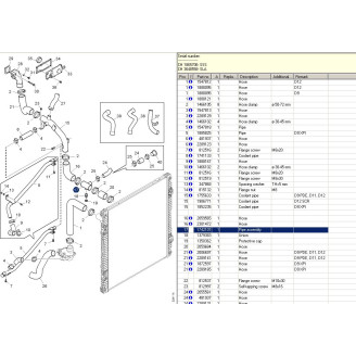 Coolant tube SC acid -proof image