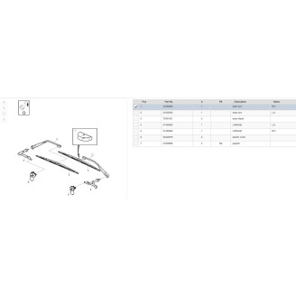 Windshield arm right image