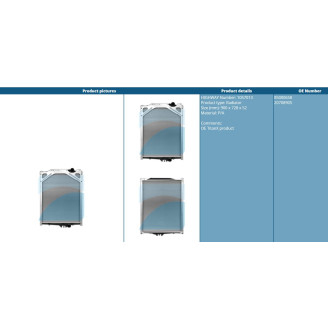 Jäähdytin 900 x 728 x 52 kuva