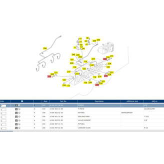 Screw/nut condenser piping image