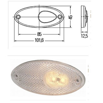 Position light front top bright image