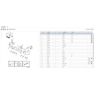 Bumper front in central original image