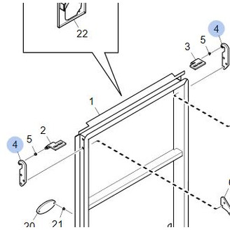 Hinge vertical side hatch image