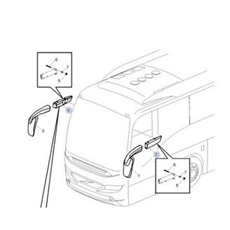 Peilin varsi vasen auton puoli kuva