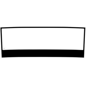 Windshield CL, SP, FULL HTD 2855 X 1045  w/o SC image