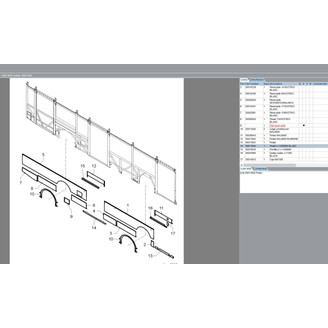 Panel entry middle door image